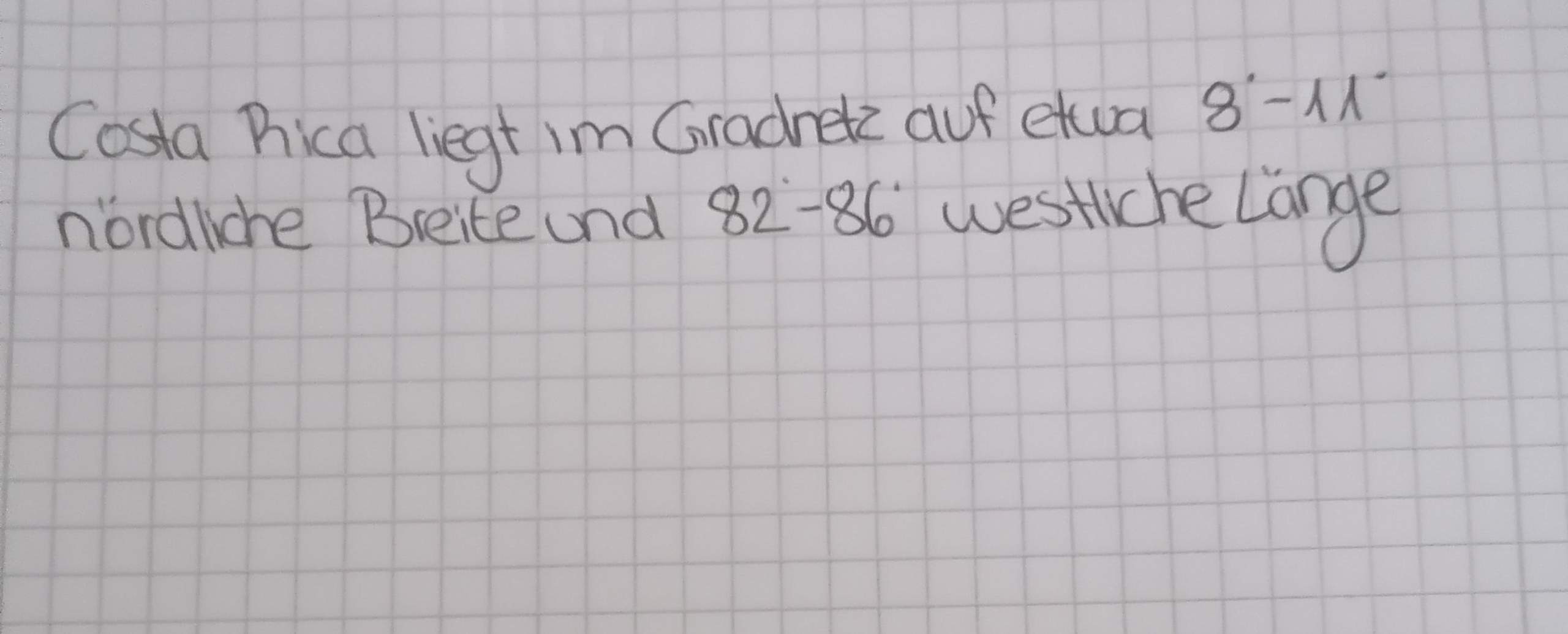 Ist die Formulierung richtig wenn ja wieso sagt man nördliche breite ...