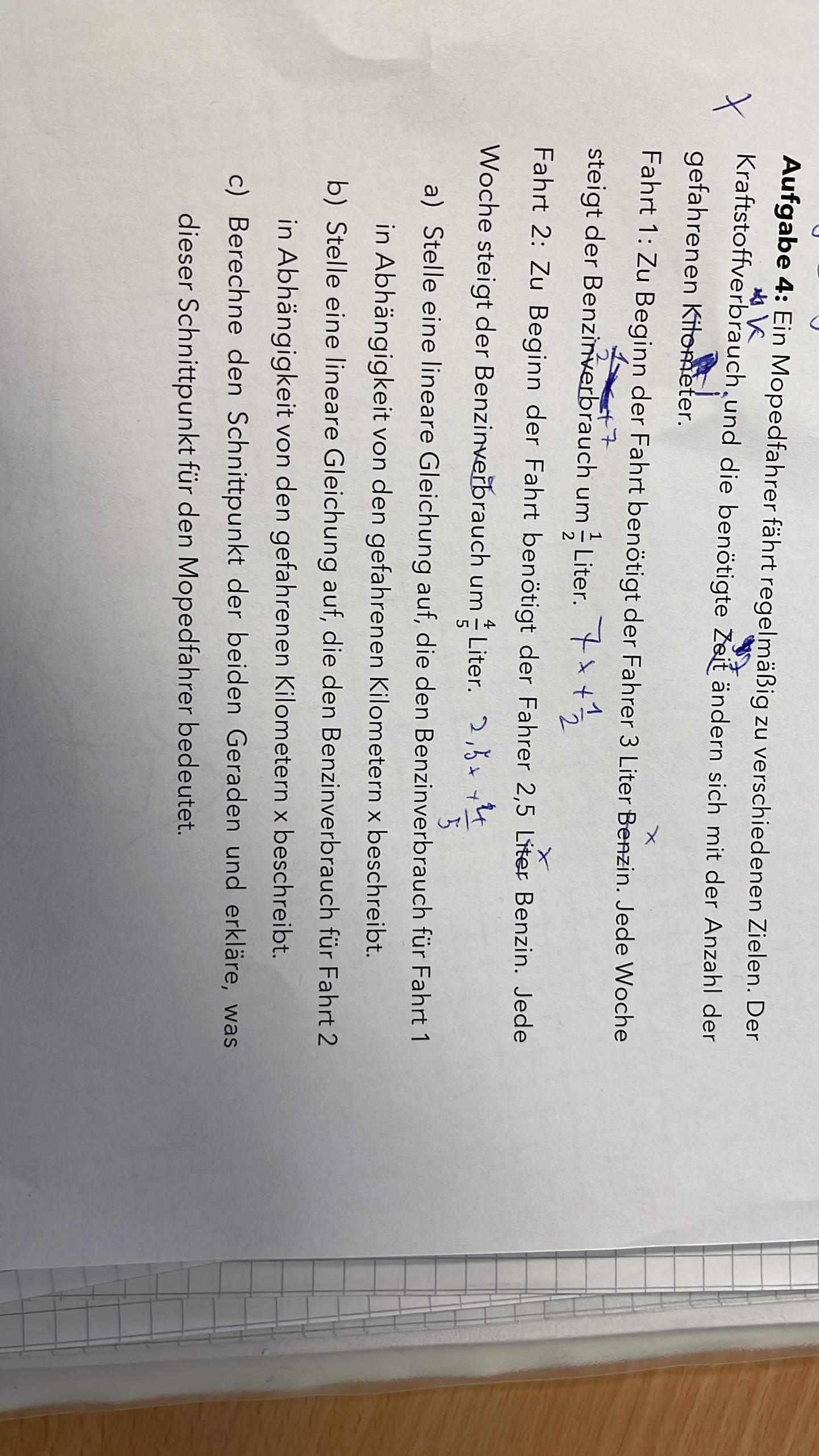 Ist die Mathe Aufgabe lösbar (10.klasse igs rlp)? (rechnen, Gleichungen