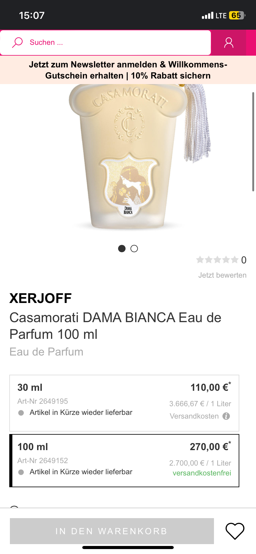 Ist die Seite ParfumZentrum seriös? (Frauen, Kosmetik, Parfüm)