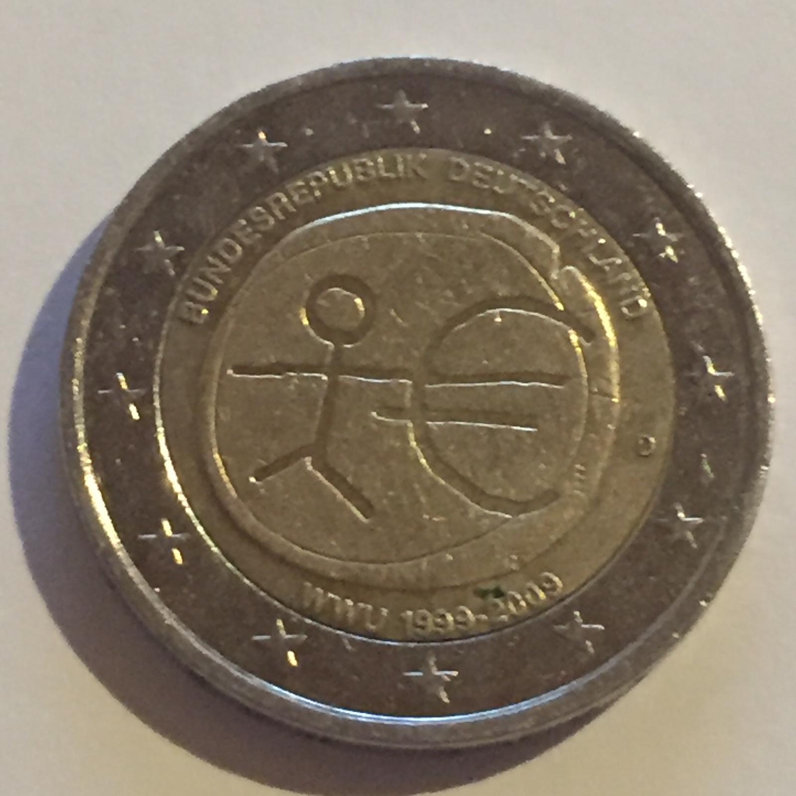 2 Euro Münze Mit Strichmännchen Wert