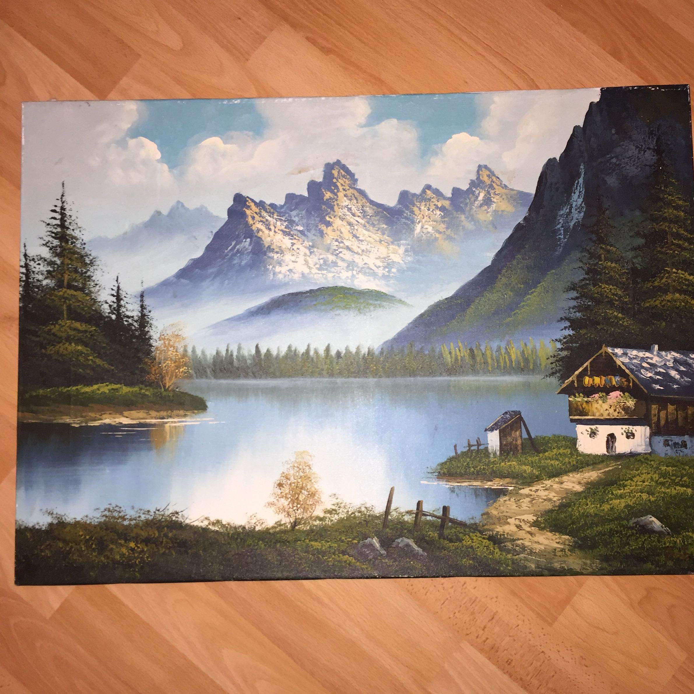 ist dies ein originalgemalde von bob ross kunst wert malerei