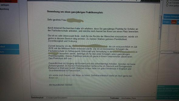 Ist Diese Bewerbung Fur Eine Anwaltskanzlei Gut Anwalt