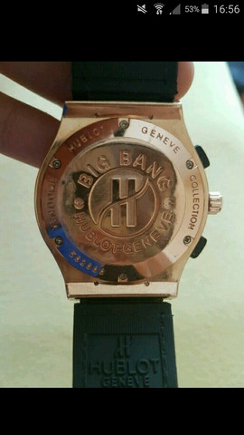 Ist Diese Hublot Uhr Gefalscht Oder Original 2 Bild Mit Ruckseite Jetzt Geld Luxus Profi