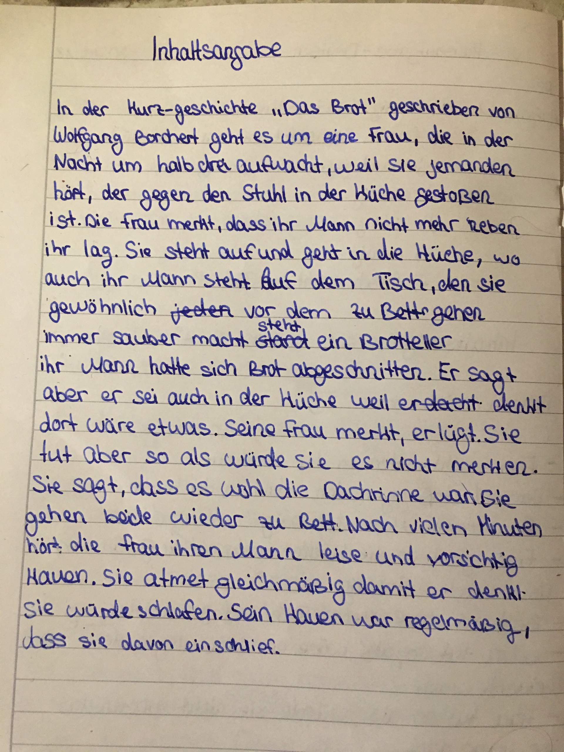Ist diese Inhaltsangabe gut/ kann man sie vorlesen? (Schule, Deutsch, Tipps) Ist diese Inhaltsangabe gut/ kann man sie vorlesen? (Schule, Deutsch, Tipps)