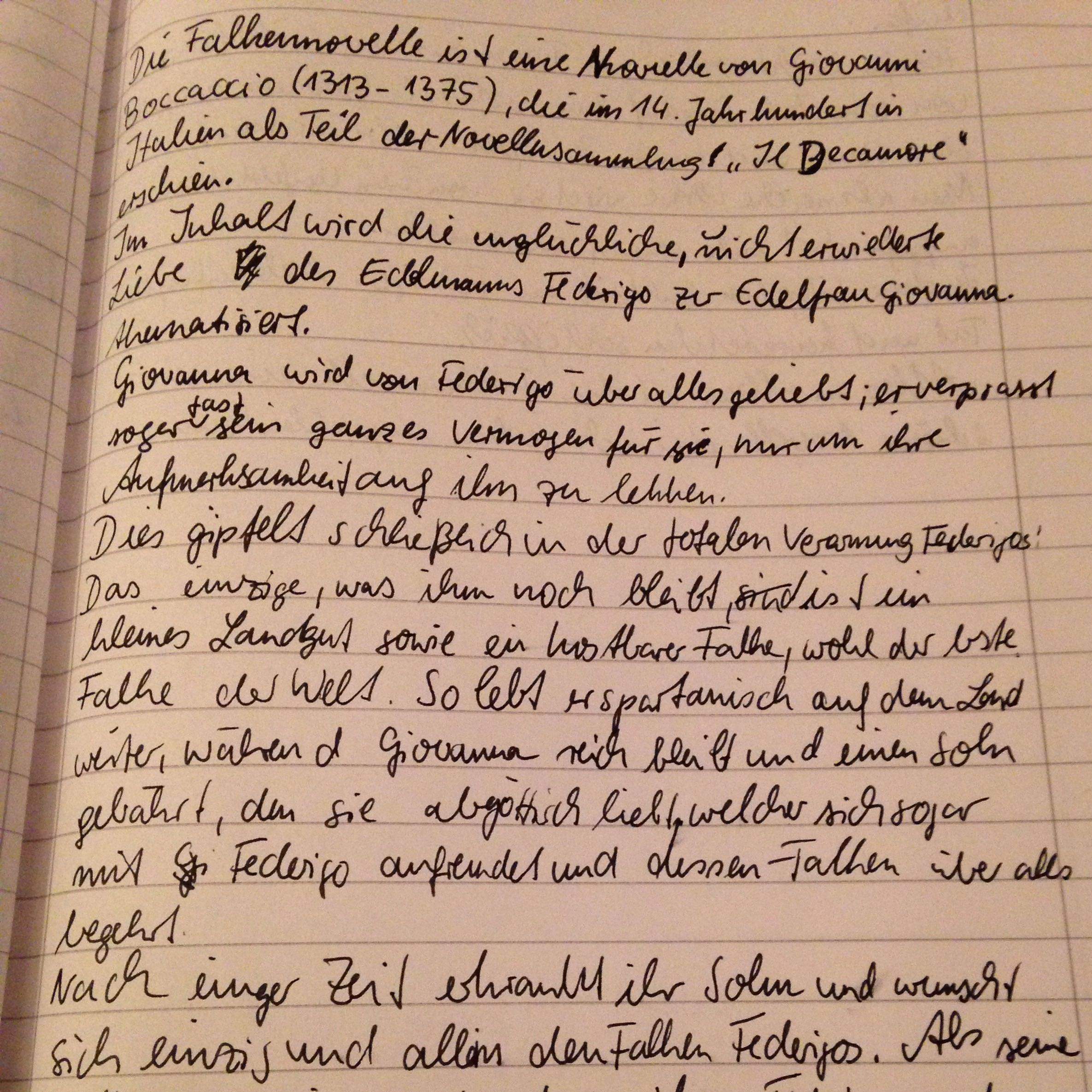 Ist diese kurze Inhaltsangabe ok? Klasse 8 (Schule)