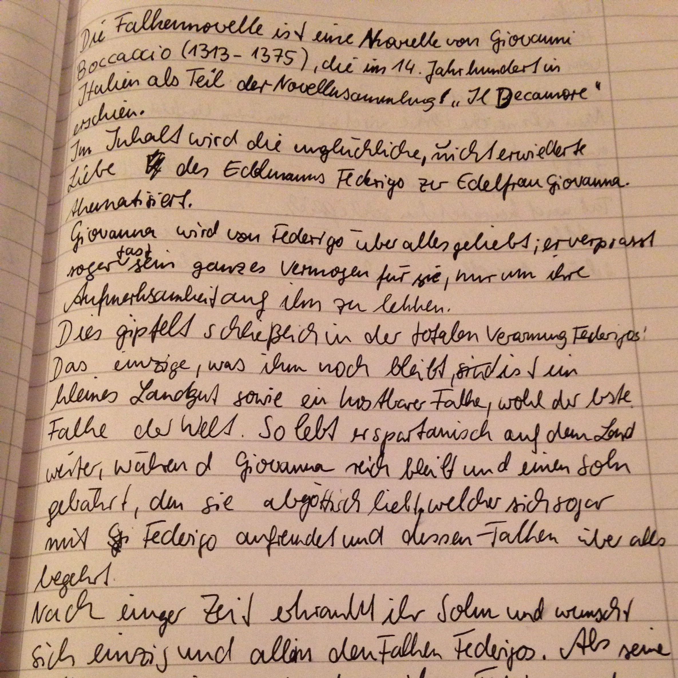 Ist diese kurze Inhaltsangabe ok? Klasse 8 (Schule)