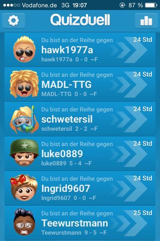 Komische Quizduelloberfläche - (Update, Quizduell)