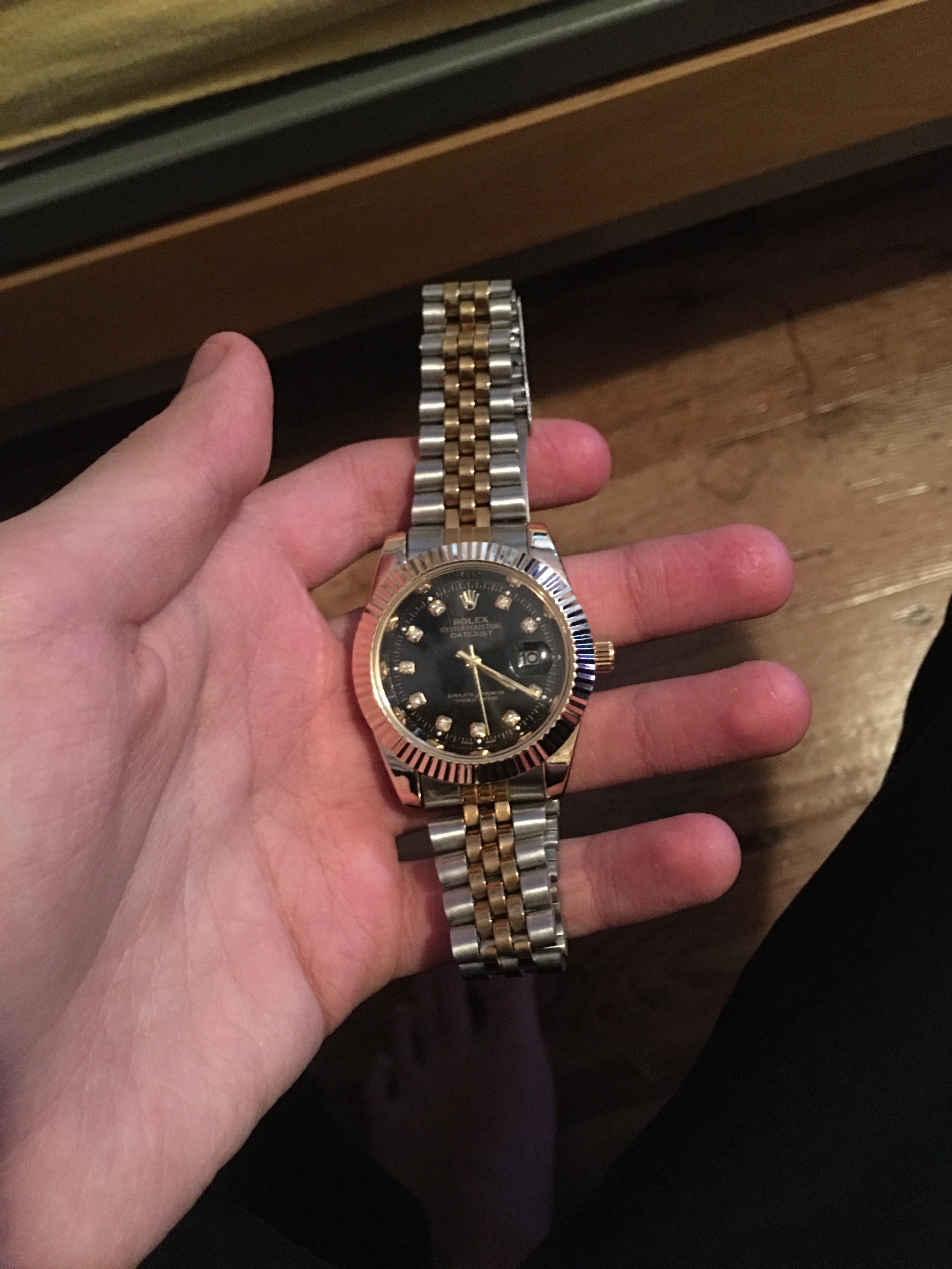 Ist Diese Rolex Datejust Original Uhr Fake Luxus