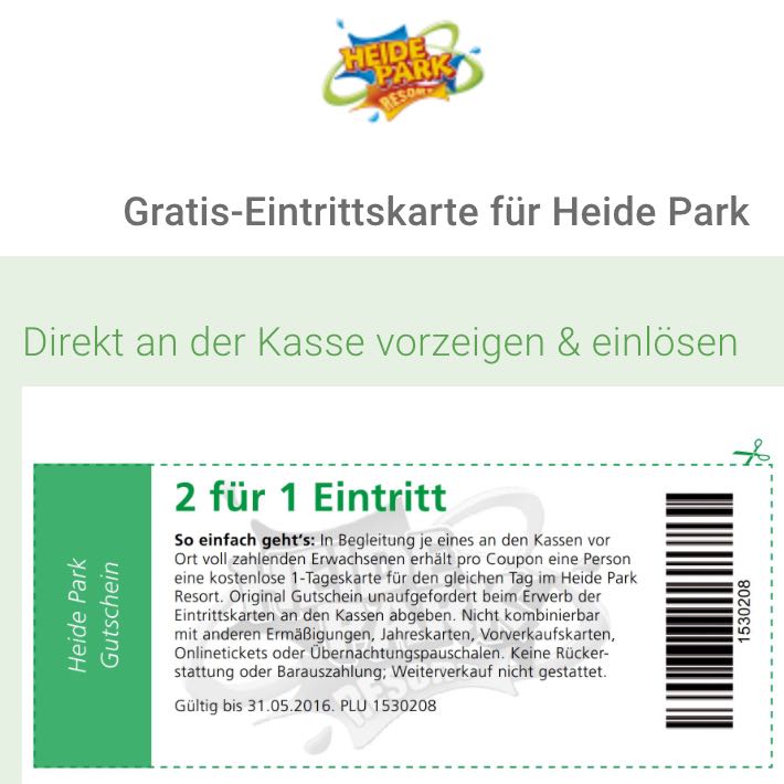 Heidepark Gutschein Zum Ausdrucken