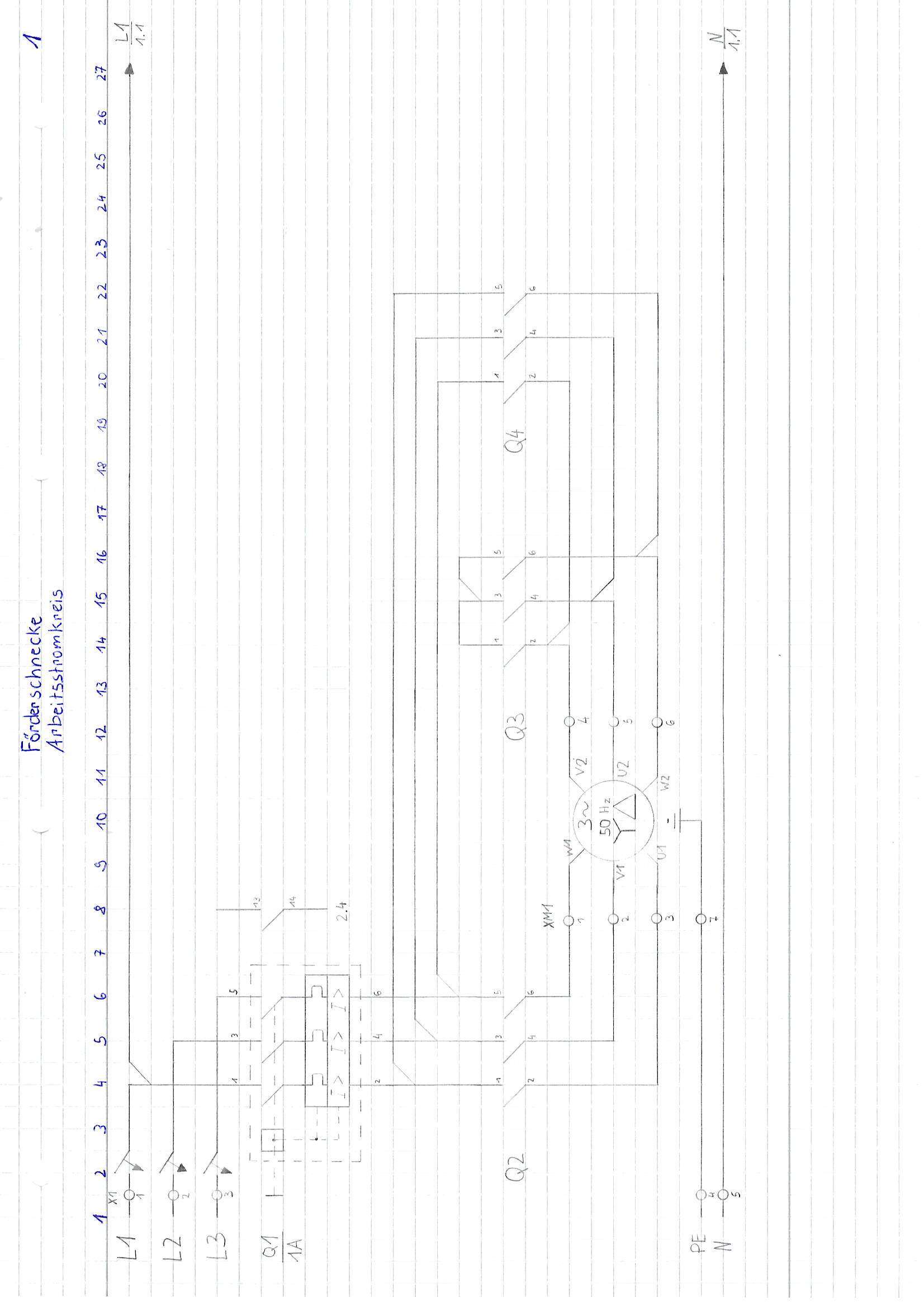 Ist diese Stern-Dreieck Schaltung so in Ordnung (Bild)? (Elektrik