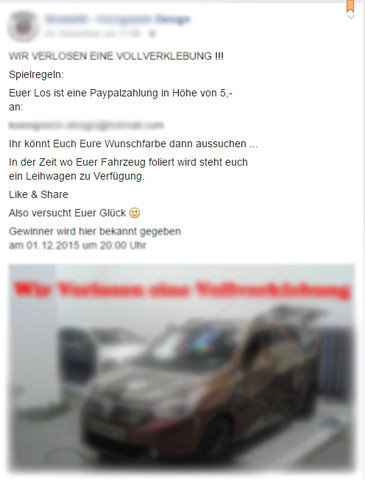 Hier auch mal ein screenshot dazu - (Recht, Anwalt, Gewinnspiel)