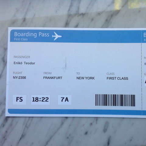 Der pass - (Fake, Technick, Boarding Pass)