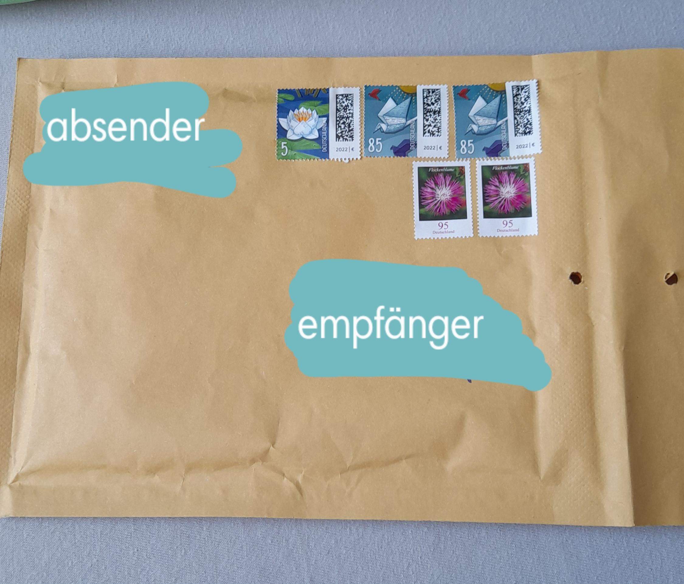 Ist dieser brief richtig beschriftet? (Deutschland, Post, Amerika)