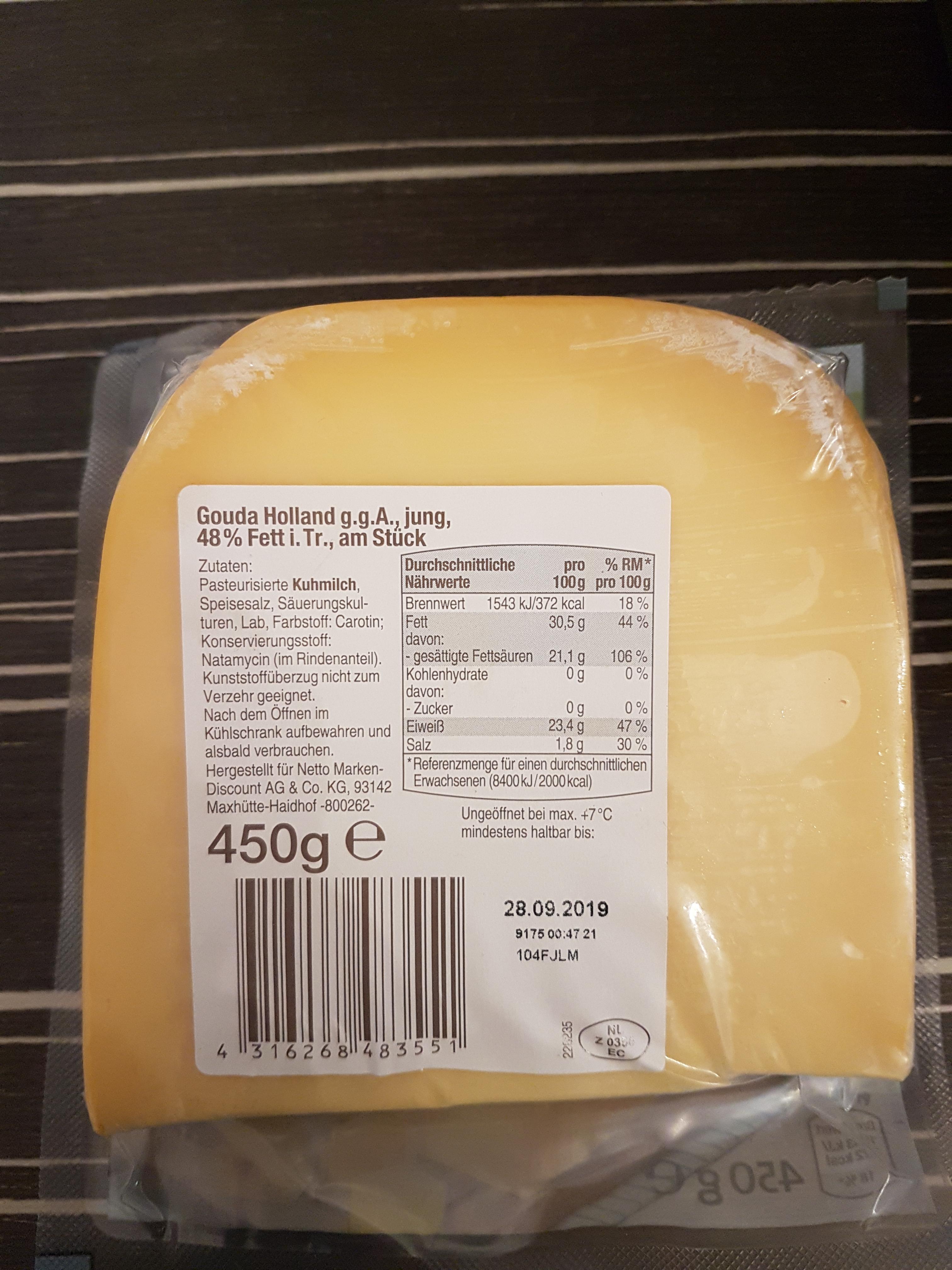 Ist dieser Gouda-Käse noch gut, wenn das MHD seit 2 Monaten abgelaufen ...
