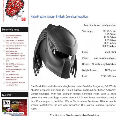 Der Predatorhelm - (Schweiz, Helm)