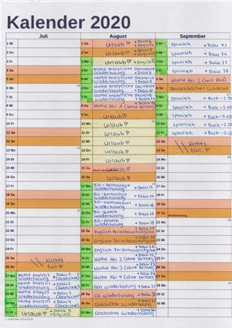 Ist Dieser Lernplan Uber Die Sommerferien So Effektiv Schreibe 21 Abitur Schule Ausbildung Und Studium Gymnasium