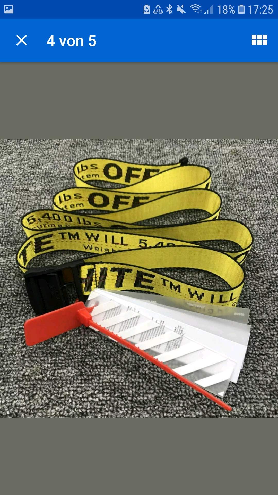 Ist dieser "off white" Gürtel ein fake? (off-white)