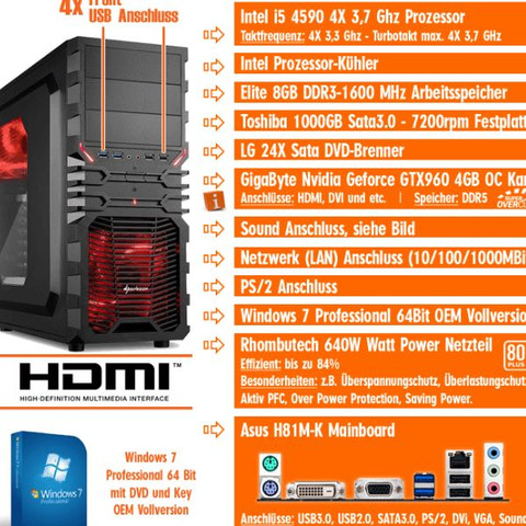 Auf EBay gefunden - (Gaming PC, Konfiguration)