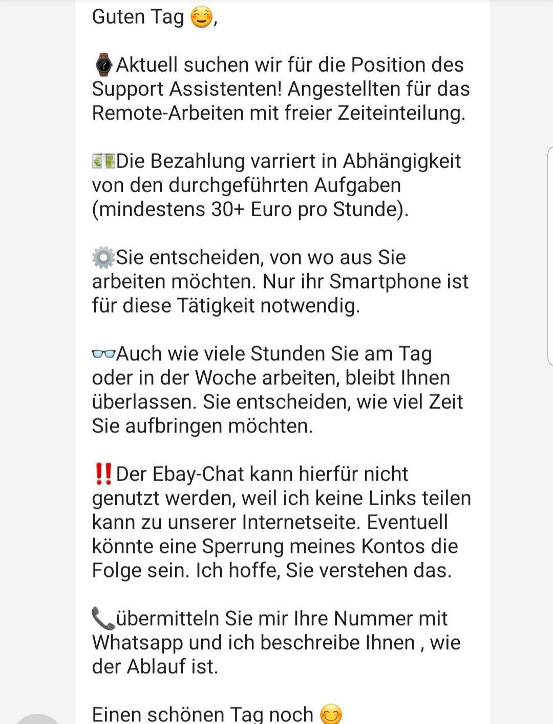 Ist dieses Jobangebot seriös (siehe Bild)? (Arbeit, Minijob)