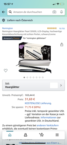 - (Glätteisen, glatt, glatte Haare)
