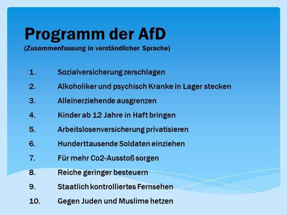 Parteiprogramm Afd Ist dieses Wahlprogramm von der AfD echt? (Recht, Politik, Geschichte)