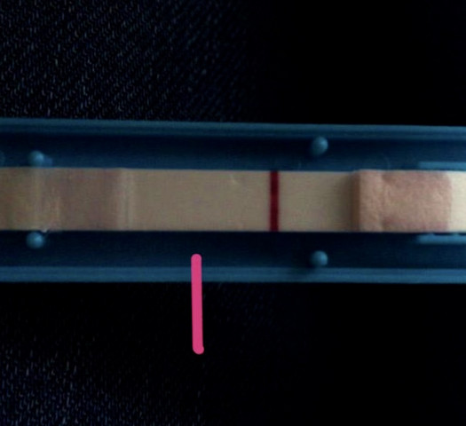 Schwacher strich schwangerschaftstest Schwangerschaftstest leichter