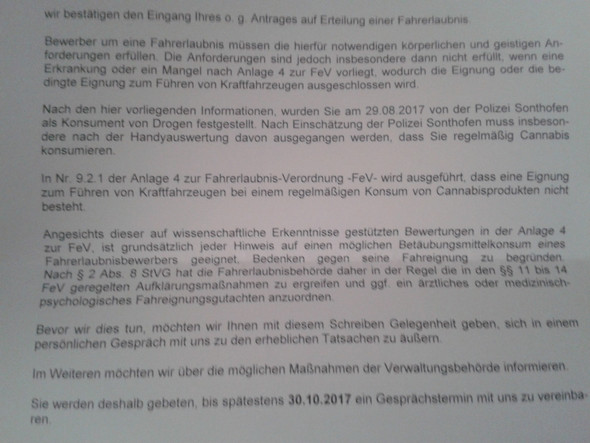 drogen fuhrerschein cannabis