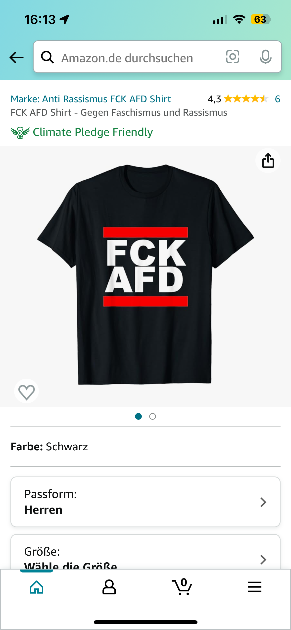 ist ein FCK AFD Shirt in der Schule zu tragen okay? (Kleidung)