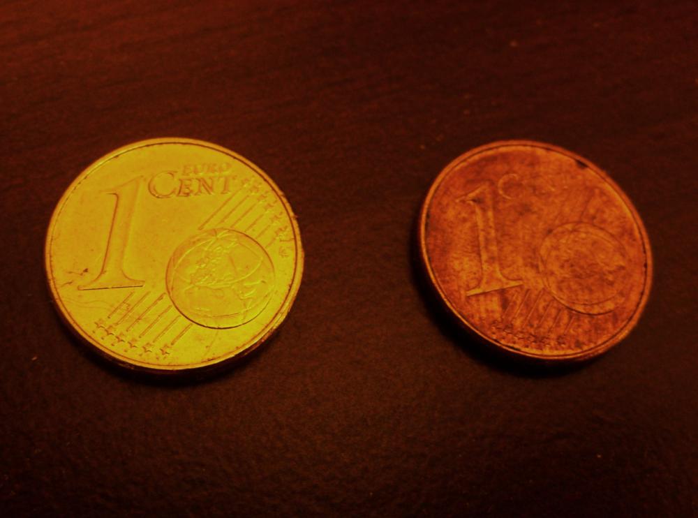 1 Cent Fehlprägung Messing Wert