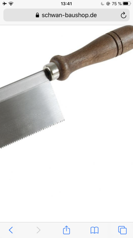 ist es eine feinsäge für Holz oder Metall? (Computer ...