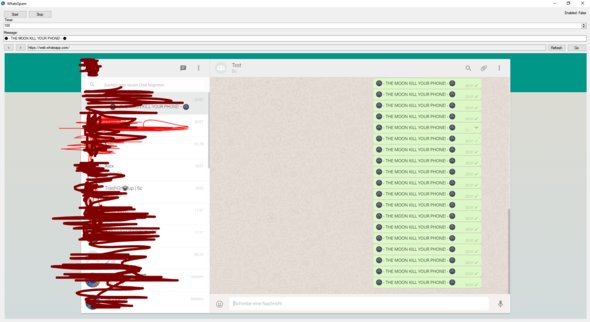 ist es illegal einen spambot auf