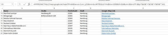 Excel - (Excel, Händler, Hyperlink)