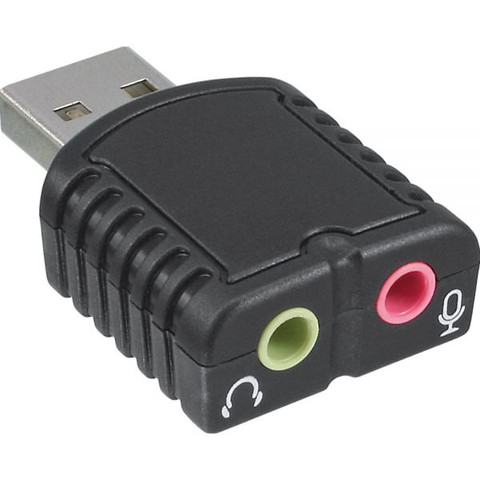 2x 3,5mm Klinke zu USB - (PC, Headset, Sound)