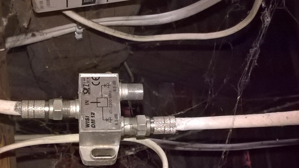 1. Verteiler - (Fernseher, Empfang, Satellit)