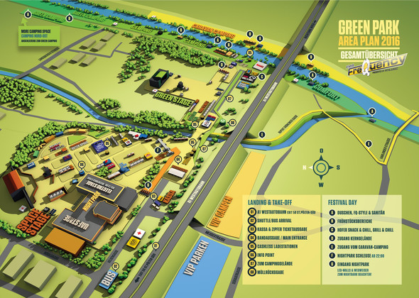 das ist die map - (Festival, frequency, Green Camping)