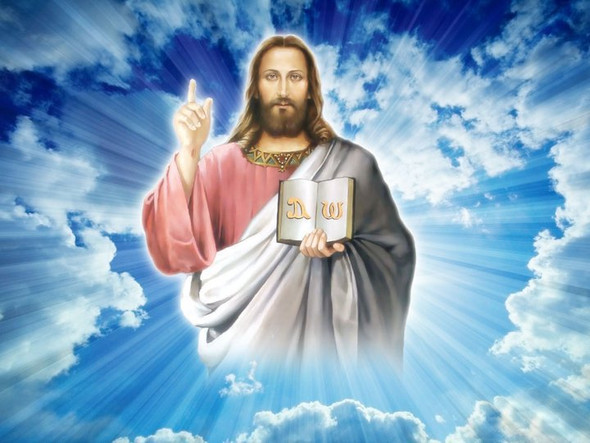Ist Gott ähnlich wie ein Mensch, ist er so ein großer Mann im Himmel