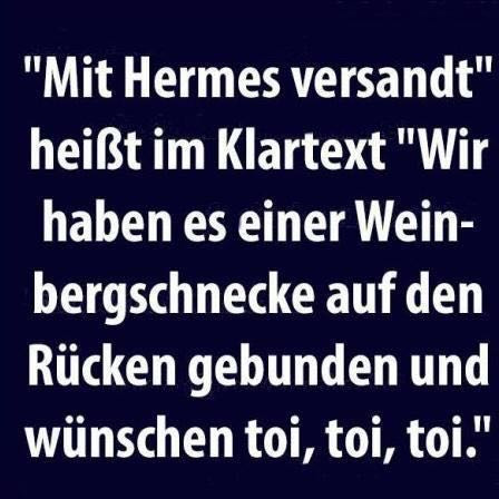Vergleich Hermes mit Schnecke  - (Post, Versand, DHL)