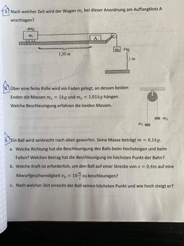 Ist jemand gut in Physik und kann mir helfen?
