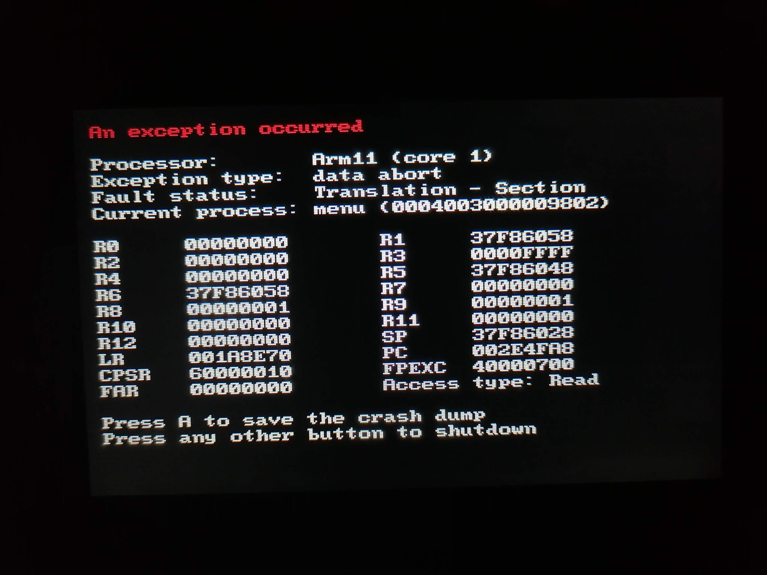 Ist mein homebrew 3ds kaputt? (Nintendo 3DS, 3ds xl)