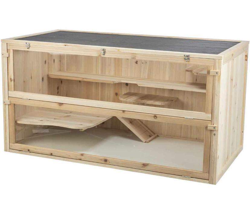 Hamster Plattform 25x14cm - Erhöhter Futterplatz & Spielbereich