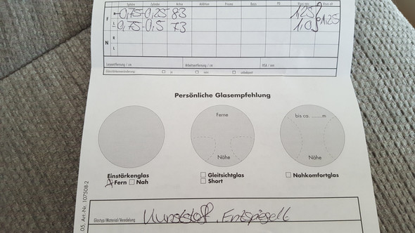 Sehtest  - (Gesundheit und Medizin, Augen, Brille)