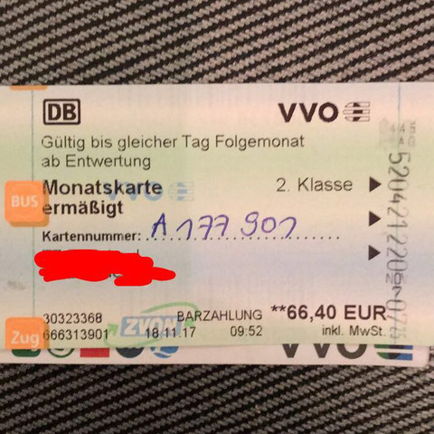 Bildd - (Fahrkarte, Gültigkeit)
