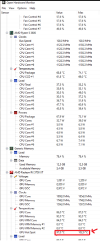 Ist meine GPU zu heiß (Bild)?