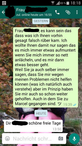 Hätte ich das nicht schreiben sollen ? - (Schule, WhatsApp, Lehrer)