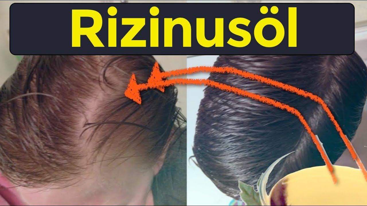 rizinusöl auf die kopfhaut