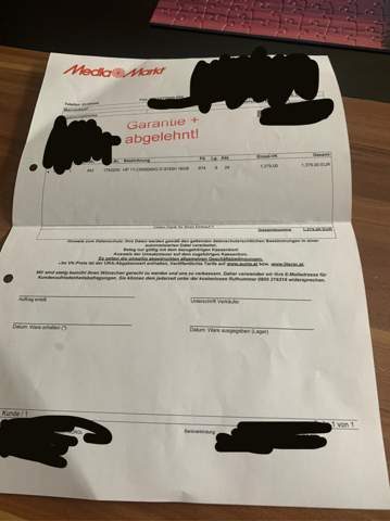 Ist So Ein Kassaabhol Beleg Bindlich Rechnung Laptop Media Markt