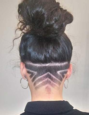 Frau nacken undercut Undercut Frauen