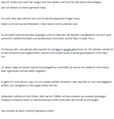 Ist So Eine Entschuldigung Angesichts Der Umstande Angebracht Freundschaft Freunde