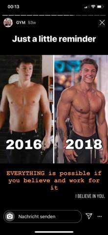 ist so eine fitness transformation wie im bild möglich?