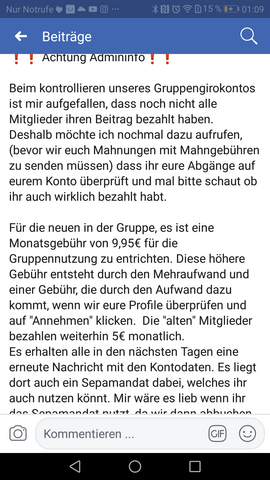 - (Facebook, Polizei, Steuern)
